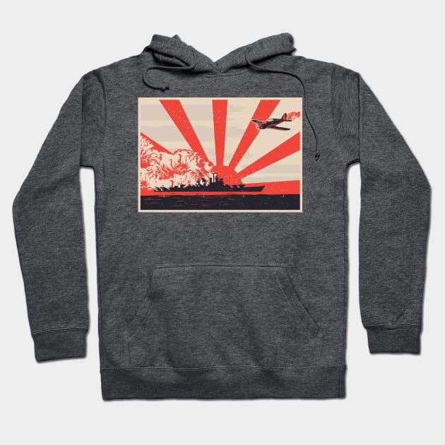 Pearl Harbor Hoodie by MaybeYesMaybeNo Art.